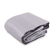 Intex - Bâche de protection pour piscine tubulaire ronde Graphite Ø 4,78 m Gris, en PVC - Installation Piscinéco sur Demande