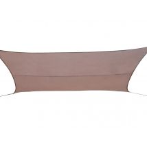 Hesperide - Voile d'ombrage rectangulaire 2 x 3 m Curacao - Taupe - Hespéride Marron Densité:180 g, en Polyester Poids:1,5 kg Type de produit:Voile d'