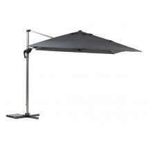 Hesperide - Parasol déporté rectangulaire Equador - 4 x 3 m - Hespéride Gris Diamètre du mât:77 - 53 mm Dimensions de la toile:4 x 3 m Forme:Rectangle