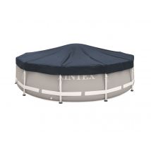Intex - Bâche hiver pour piscine ronde Ø 4,57 m Bleu Forme:Rectangulaire Garantie:30 jours au déballage Largeur:4,57 m Longueur:4,57 m Marque:INTEX Ma