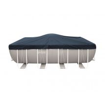 Intex - Bâche hiver pour piscine rectangulaire 5,49 x 2,74 m Bleu Forme:Rectangulaire Garantie:30 jours au déballage Largeur:2,74 m Longueur:5,49 m Ma
