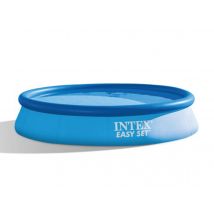 Intex - Piscine autoportée Easy Set 3,66 x 0,76 m Bleu, en PVC - Garantie 1 an - Installation Piscinéco sur Demande