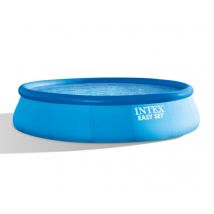 Intex - Piscine autoportée Easy Set 3,96 x 0,84 m Bleu, en PVC - Garantie 2 ans - Installation Piscinéco sur Demande