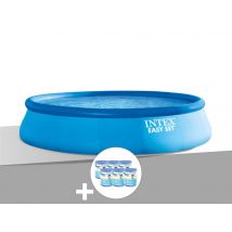 Intex - Kit piscine autoportée Easy Set 4,57 x 0,84 m + 6 cartouches de filtration Bleu, en PVC - Garantie 1 an - Installation Piscinéco sur Demande