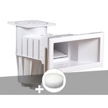 Hayward - Skimmer premium grande meurtrière (liner) + Filtre pour paniers de skimmer PureFlow Blanc, en ABS - 450 x 541 x 436 cm - Garantie 2 ans