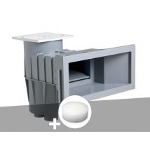 Hayward - Skimmer premium grande meurtrière Clair (liner) + Filtre pour paniers de skimmer PureFlow Gris, en ABS - 450 x 541 x 436 cm - Garantie 2 a