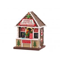 Lemax - La confiserie Hansel & Gretel - LEMAX Multicolore Dimensions (L x l x H):10,60 x 8,50 x 14,20 cm Effet de lumière:Fixe Interrupteur marche, en