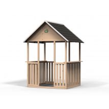 Exit Toys - Maisonnette en bois pour enfants Panorama 100 Bois Dimensions (L x l x H):108 x 120 x 147 cm Garantie:2 ans Marque:EXIT TOYS Matière(s):Bo