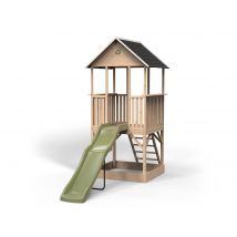 Exit Toys - Maisonnette en bois pour enfants Panorama 500 Bois Dimensions (L x l x H):305,5 x 120 x 230 cm Garantie:2 ans Marque:EXIT TOYS Matière(s):