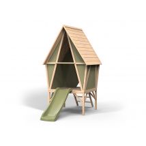 Exit Toys - Maisonnette en bois pour enfants Yuki 300 Vert Dimensions (L x l x H):226 x 124 x 219 cm Garantie:2 ans Marque:EXIT TOYS Matière(s):Bois M