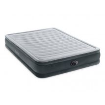 Intex - Matelas gonflable Comfort Plush 2 places Beige Dimensions (L x l x H):203 x 152 x 33 cm Fiber Tech:Oui Gamme:Deluxe Garantie:2 ans Gonfleur in