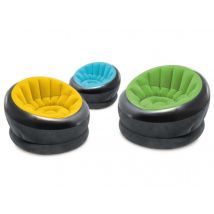 Intex - Fauteuil gonflable Onyx Jaune Vert Dimensions (L x l x H):112 x 109 x 69 cm Marque:INTEX Matière(s):Vinyle Nombre de places:1 place Type de pr