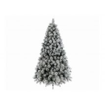 Jardideco - Sapin blanc artificiel enneigé Vancouver - Hauteur 1,80 m Vert et blanc Décorations intégrées:Non Dimensions (L x l x H):102 x 102 x 180 c