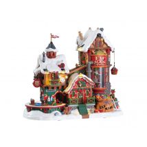 Lemax - L'usine de jouets des Elfes, avec adaptateur 4,5 V - LEMAX Multicouleurs Dimensions (L x l x H):30 x 18 x 26,50 cm Effet de lumière:Fixe Marqu