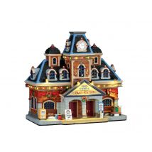 Lemax - La Gare Centrale, avec adaptateur 4.5v - LEMAX Multicouleurs Dimensions (L x l x H):24,50 x 13,30 x 21,60 cm Effet de lumière:Fixe Interrupteu