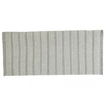 Jardideco - Tapis d'extérieur rectangulaire 180 x 120 cm motifs rayures larges Gris Dimensions (L x H):180 x 120 cm Forme:Rectangle Marque:JARDIDECO M