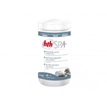 Hth - Oxygène actif pastilles pour spa 1,2 kg Blanc Marque:HTH Matière(s):NC Multifonction:Non Poids:1,2 kg Quantité:1,20 kg Type de produit:Oxygène a