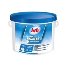 Hth - Chlore Maxitab Regular 5 kg Blanc Marque:HTH Matière(s):NC Multifonction:Non Poids:5 kg Quantité:5 kg Type de produit:Chlore Type de traitement: