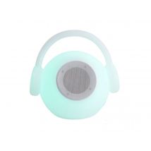 Jardideco - Enceinte d'extérieur lumineuse LED portative Blanc Couleur éclairage:Blanc ou multicolore Longueur câble d'alimentation: Marque:JARDIDECO