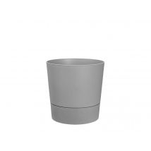 Elho - Pot de fleurs rond extérieur/intérieur Ø 30 cm Aqua Care Greensense gris ciment Gris Dimensions (L x l x H):29,5 x 29,5 x 29,1 cm Forme:Rond H