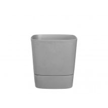 Elho - Pot de fleurs carré extérieur/intérieur 30 x 30 cm Aqua Care Greensense gris ciment Gris Dimensions (L x l x H):29,5 x 29,5 x 30,2 cm Forme:Ca