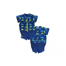 Plouf - Maillot de bain flottant garçon Baby Hero Taille 2 Bleu, en 80% Polyamide