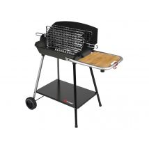 Somagic - Barbecue charbon vertical horizontal Excel Gril Duo Noir Couvercle:Non Crochet(s) porte-accessoires:Oui Cuve:Fonte Dimensions (L x l x H):98