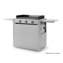 Forge Adour - Chariot en inox Modern fermé 75 Gris Dimensions (L x l x H):90,2 x 57,3 x 98,7 cm Marque:FORGE ADOUR Matière(s):Acier Poids:42 kg, en Ac