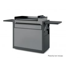 Forge Adour - Chariot en acier fermé noir et gris clair Premium 75 Gris Dimensions (L x l x H):102,5 x 55,6 x 104,2 cm Marque:FORGE ADOUR Matière(s):A
