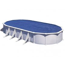 Gre - Bâche à bulles 180 microns pour piscine acier ovale 10,00 x 5,50 m - Gré Bleu, en Polyéthylène