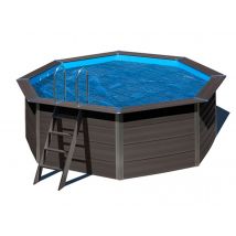 Gre - Bâche à bulles pour piscine composite ovale 6,64 x 3,86 m - Gré Bleu, en Polyéthylène