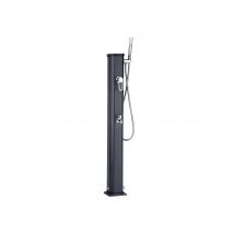 Formidra - Douche solaire 20 L Jolly Go Anthracite, en Aluminium - 16 x 18 x 120 cm - Garantie 2 ans