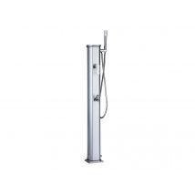 Formidra - Douche solaire 20 L Jolly Go Gris, en Aluminium - 16 x 18 x 120 cm - Garantie 2 ans