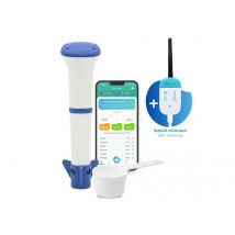 Iopool - Pack analyseur de piscine connecté EcO Start Sel + Connect Blanc, en NC - Garantie 2 ans