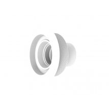 Ccei - Traversée de paroi blanche piscine coque pour projecteur Mid Brio - CCEI Blanc, en ABS
