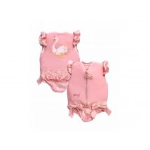 Plouf - Maillot de bain flottant fille Lily Taille 4 Rose, en 80% Polyamide