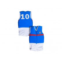 Plouf - Maillot de bain flottant garçon Lyrone Taille 4 Bleu, en 80% Polyamide