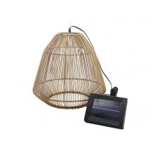 Lumisky - Suspension solaire MAYA - 45 lumens - Ø 41,3 x H 39 cm - LUMISKY Marron Couleur éclairage:Blanc chaud Dimensions (L x l x H):41 x 41 x 39 cm