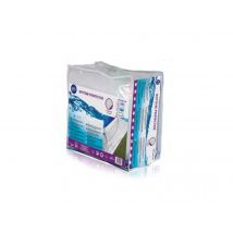 Gre - Tapis de sol pour piscine acier ovale 9,20 x 5,05 m - Gré Blanc, en Polyéthylène
