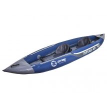 Zray - Kit kayak gonflable 2 places Tortuga avec rames et gonfleur Bleu, en PVC - 400 x 90 x 28 cm