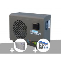 Poolex - Pompe à chaleur 5,39 kW Silverline 55 + Housse d'hivernage + Kit by-pass Ø 50 mm Gris, en ABS - Garantie 2 ans