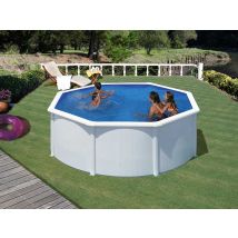 Gre - Piscine acier blanc Fidji ronde 3,20 x 1,22 m - Gré Blanc, en Acier - Garantie 2 ans