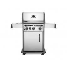Napoleon - Barbecue à gaz Rogue XT 425 gris 3 brûleurs + Sizzle Zone Gris Crochet(s) porte-accessoires:Oui Cuve:Fonte aluminium Dimensions (L x l x H)