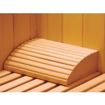 France Sauna - Repose tête pour sauna Beige, en Bois d'abachi - 20,5 x 30 x 7,5 cm