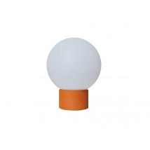 Lumisky - Lampe de table sans fil TERRA TERRE CUITE - 60 à 130 lumens - Ø 20 x H 25 cm - LUMISKY Orange Couleur éclairage:Blanc chaud, en Béton - 20 x