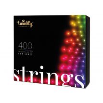 Twinkly - Guirlande lumineuse Connectée 400 Leds RGB 32m pour Sapin de Noël - TWINKLY Multicolore Couleur câble d'alimentation:Noir Dimensions (L x l