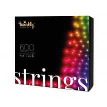 Twinkly - Guirlande lumineuse Connectée 600 Leds RGB 48m pour Sapin de Noël - TWINKLY Multicolore Couleur câble d'alimentation:Noir Dimensions (L x l