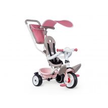 Smoby - Tricycle enfant Baby Balade Plus Rose Rose Dimensions (L x l x H):68 x 52 x 101 cm Evolutif:Oui Fabrication:Europe Marque:SMOBY Matière(s):NC
