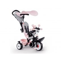 Smoby - Tricycle enfant Baby Driver Plus Rose + Ombrelle Rose Dimensions (L x l x H):68 x 52 x 101 cm Evolutif:Oui Fabrication:Europe Marque:SMOBY Mat