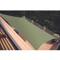 Jardiline - Voile d'ombrage rectangulaire SERENITY4,20 x 3,00 mKaki Vert Densité:180 g, en Polyester Type de produit:Voile d'ombrage - 4,20 x 3 m Form